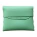 13 14 15 inch Fashion PU Leather Pouch Ultra Thin Ultrabook Bag Mouse Pad Laptop Sleeve Notebook Carry Case GREEN POWER BAG