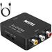 BD&M AV to HDMI Converter RCA to HDMI 1080P Mini RCA Composite CVBS Video Audio Converter Adapter Support PAL/NTSC