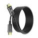 BlueRigger 8K Fiber Optic HDMI Cable 25FT (48Gbps in-Wall CL3 Rated eARC 8K 60Hz 4K 144Hz HDCP 2.3 HDR10+) Ultra