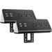 Emerise 2-Pack Desk Edge Mount Power Strips with 4 USB Ports & 3 AC Power Outlets for Home and Office Desktop Charging