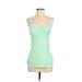 Lululemon Athletica Active Tank Top: Green Activewear - Women's Size 6