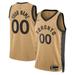 Unisex Nike Gold Toronto Raptors 2023/24 Custom Swingman Jersey - City Edition