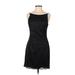 Scott McClintock Casual Dress - Sheath Boatneck Sleeveless: Black Solid Dresses - Women's Size 8