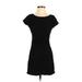 Armani Exchange Casual Dress - Mini: Black Print Dresses - Women's Size 0