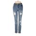 Indigo Rein Jeans - Mid/Reg Rise: Blue Bottoms - Women's Size 1