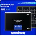 goodram SSD 2TB CX400 Gen.2 2048GB Solid State Drive SSD mit SATA III Interface 3D TLC NAND Flash Speicherchips 2,5 Zoll zur Beschleunigung Ihres PCs bis zu 10 Mal Schwarz 2048 GB 2 TB