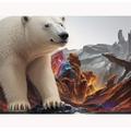 TWYYDP Jigsaw Puzzles 1500 Pieces for Adult,Polar Bear Animal Puzzle,Release Stress and Solve Problems Wooden Puzzle