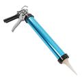 CHICIRIS Manual Sausage Caulking Gun, Drip Free Sausage Caulk Gun with Aluminum Barrel (Blue)