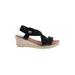 Toni Pons Wedges: Black Solid Shoes - Women's Size 40 - Open Toe