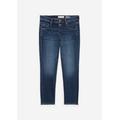 Marc O'polo Boyfriend Mid Waist Jeans Modell "Theda" Damen cashmere dark blue wash, Gr. 30-34, Baumwolle