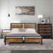 17 Stories King Platform Bed in Black | 37.6 H x 71.6 W x 80.6 D in | Wayfair A3B1AB7BF657498A8039928F26D6F6E0