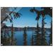 Millwood Pines Crater Lake Wall Décor Metal in Black/Blue/Green | 28 H x 40 W x 1 D in | Wayfair A05134FE11D0430BA191303BDBD60652