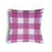 Latitude Run® Yeala Square Pillow Cover & Insert Polyester/Polyfill blend in Red/Indigo | 20 H x 20 W x 6 D in | Wayfair