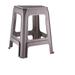 Ebern Designs Jahkel Unfinished Accent Stool Plastic in Gray/Brown | 18.31 H x 10.83 W x 10.83 D in | Wayfair B258C2A65CE84FEDA35311174A155BDB