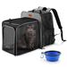 Tucker Murphy Pet™ Pet Backpack Carrier Expandable w/ Breathable Mesh Polyester | 16.5 H x 11.8 W x 7.5 D in | Wayfair