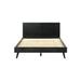 Corrigan Studio® Liguria Platform Bed Wood in Black/Brown | 39.5 H x 63 W x 82 D in | Wayfair C5F54E5FDF954711B78AAE1EF092EDD1