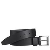 Johnston & Murphy Men's Roller Buckle Belt Black 34 Leather