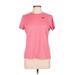 Nike Active T-Shirt: Pink Activewear - Women's Size Large