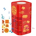 10//12/13Hole Firework Bubble Blower USB Automatic Bubble Maker Toys With Music And Colorful Light