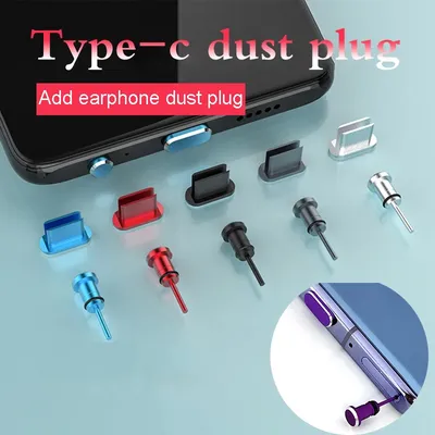 Phone Protector Usb c Dust Plug For Usb Dust Cover Phone Accessory Cell phone Accessories Dust Cap