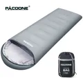 PACOONE Outdoor Sleeping Bag Double Sleeping Bag Lightweight Cotton Warm Sleeping Bag Washable