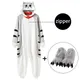 Kawaii Cat Onesie With Slippers Kitty Pajama Animal Kigurumis Women Girl Adult Overall Winter Warm