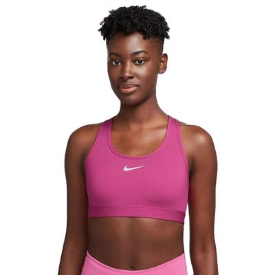 Nike Damen Swoosh Medium Support Padded Sports Bra pink