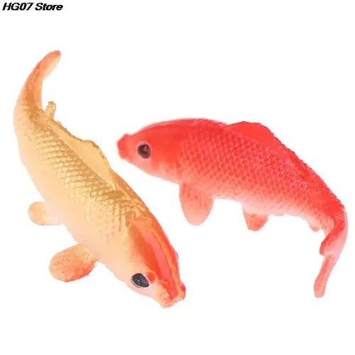 1/5 stücke Mini Fisch Modell Miniatur Modell Fisch Karpfen Simulation Tier Kinder Spielzeug DIY