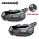 1/2pcs Bluetooth Motorrad Helm Intercom Headset 1000m für 2 Fahrer Inter com unica dor Moto Wireless