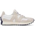 Beige & White 327 Sneakers