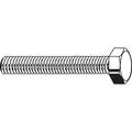 ZORO SELECT U55010.062.0500 Not Graded, 5/8"-11 Hex Head Cap Screw, Plain