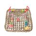 Small Animal Grid Hammock Parrot Bird Rat and Ferret Swing Thick Chew Rope Hammock Hanging Cage Grass Rope Nets Toys