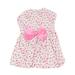 Adorable Pet Dog Dress Floral Bowknot Tutu Dresses Pet Cat Wedding Party Casual Dog Clothes Pet Supplies - Size S (Pink)