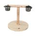 Bird Parrot Natural Wood Cross-shaped Standing Rack Parrot Nest Climbing Toy