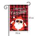 Bouanq Christmas Decorations Xmas Tree Ornaments Christmas Red And Black Checkered Garden Flag Winter Holiday Outdoor Decoration Garden Yard Flag Christmas Gifts on Clearance