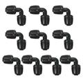 10Pack Drip Irrigation Fittings Elbow Connectors for 1/2 Inch Tubing(16mm OD)