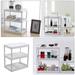 Storage Rack 1Pc Desktop Storage Holder Household Storage Shelf Desktop Organizer (White)