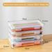 Christmas Clearance! Bwomeauty Tools & Home Improvement Pencil Case Extra Large Capacity Plastic Pencil Box Stackable Translucent Clear Pencil Box Office Supplies Storage Organizer Box