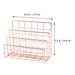 File Rack 1pc Desktop File Document Letter Iron Organizer Rack Office Tabletop Organizer