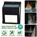 Solar Motion Sensor Light Outdoor - New Upgrade 20 LEDs Solar Lights Outdoor Motion Solar Lights Outdoor