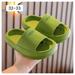 Open Toe Toddler Sandals Summer Non-slip Shower Slippers Suitable For Summer Spring Autumn Green 32-33 Drainage Style