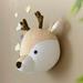 WQJNWEQ New Years Decorations Toys Head Wall Decor Plush for Nursery Cute Stuffed Head Wall Mount Decor Plush Head Stuffed Hanging Wall DÃ©cor for Kids Bedroom Or Playroom