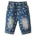 Wiueurtly Juniors Shorts Girls Bike Shorts Size 6 Toddler Girls Shorts Butterfly Prints Shorts Denim Shorts Kids Girls Casual Shorts