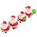 8Pcs Christmas Miniature Santa Claus Figurines Desktop Santa Claus Statues Xmas Party Favors