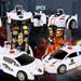 MesaSe 2Pcs Shape-shifting Police Car Robots One-click Impact Shape-shifting Autobots Inertial Boys and Girls Toy Cars Children s Favorite Toys