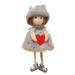 Ongmies toys Doll Valentine S Mother S Gift Decorations Day Angel Christmas Doll Day Mother S Home Decor Christmas Decorations Grey one Size