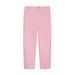 Lilgiuy Little Boys School Uniform Pants Fashion Solid Color Stretch Elastic Adjustable Waist Slim Fit Suit Pants for School Pink (18-24 Months)