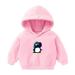 Loopsun Toddler Sweatshirts Kids Hoodies Boys Girls Hoody Children Pullover Outerwear Pink