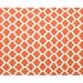 Ahgly Company Indoor Rectangle Contemporary Deep Peach Orange Trellis Area Rugs 8 x 12