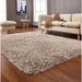 8x11 Feet Soft Hand Tufted Area Rug Modern Indoor Fluffy Shaggy Rug for Bedroom Livingroom and Dorm Decorative High Pile Non-Slip Carpet Beige